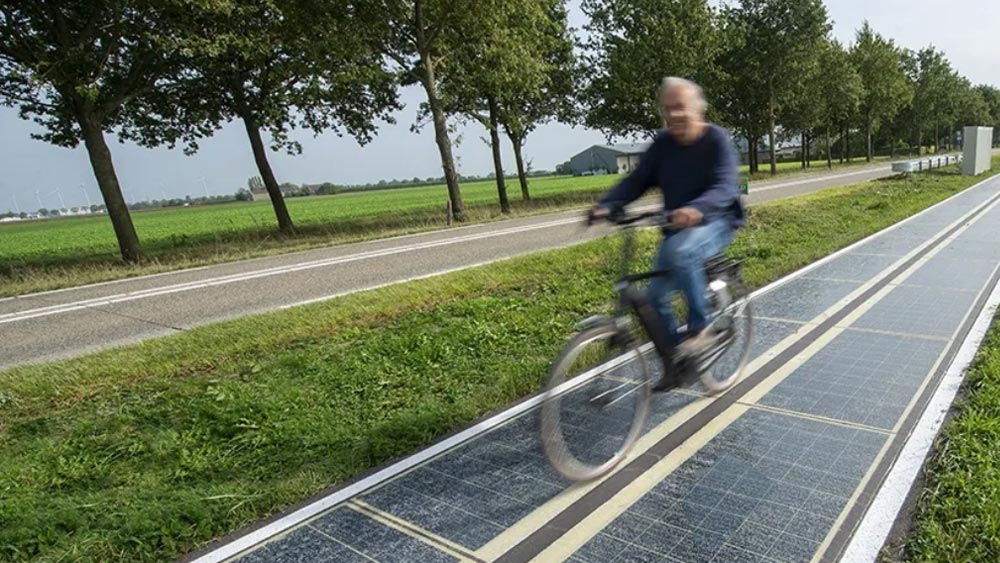 Wattway pistes cyclables solaires