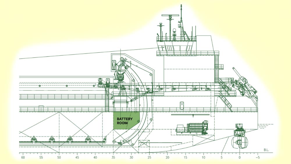 Bateau vraquier électrique de CSL pour Adbri