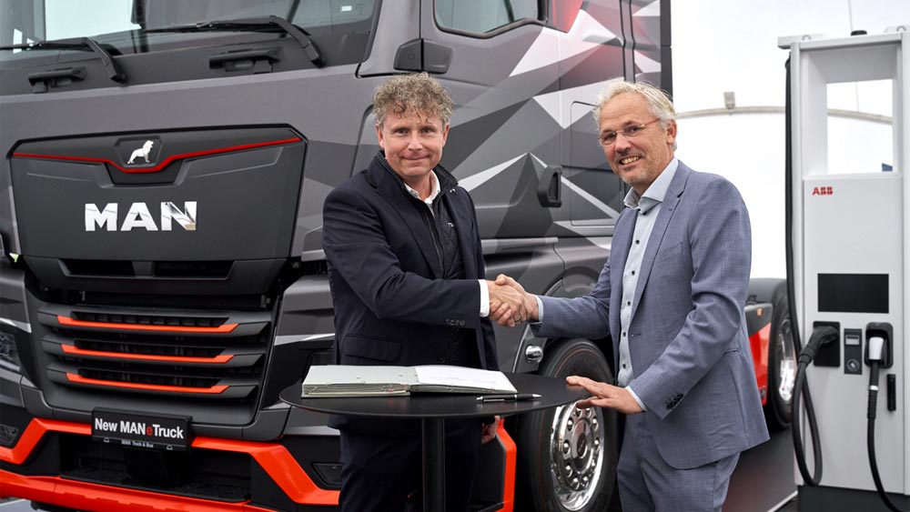 Accord MAN et ABB E-Mobility pour la recharge au mégawatt