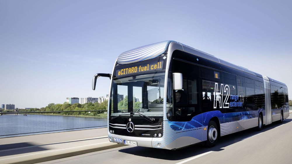 Autobus électrique à Rex H2 Mercedes eCitaro G