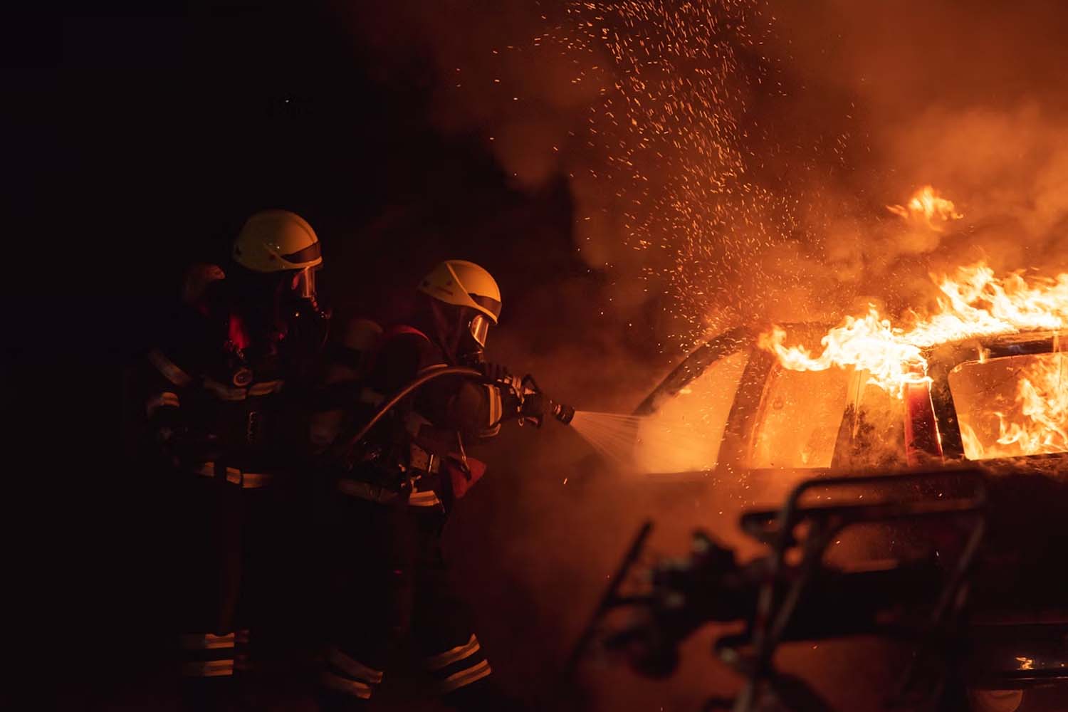 Voiture En Feu