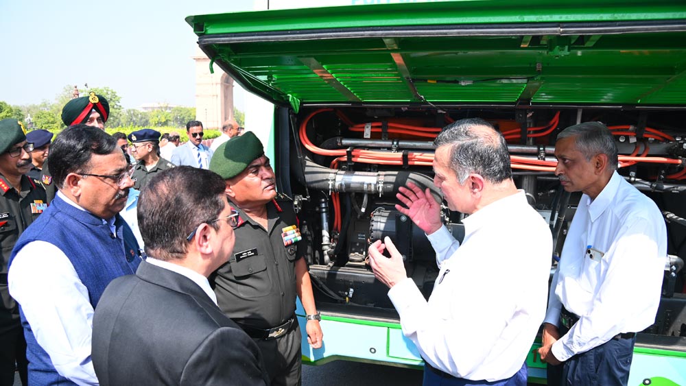 Partenariat avec l'armée en Inde pour des bus à PAC H2