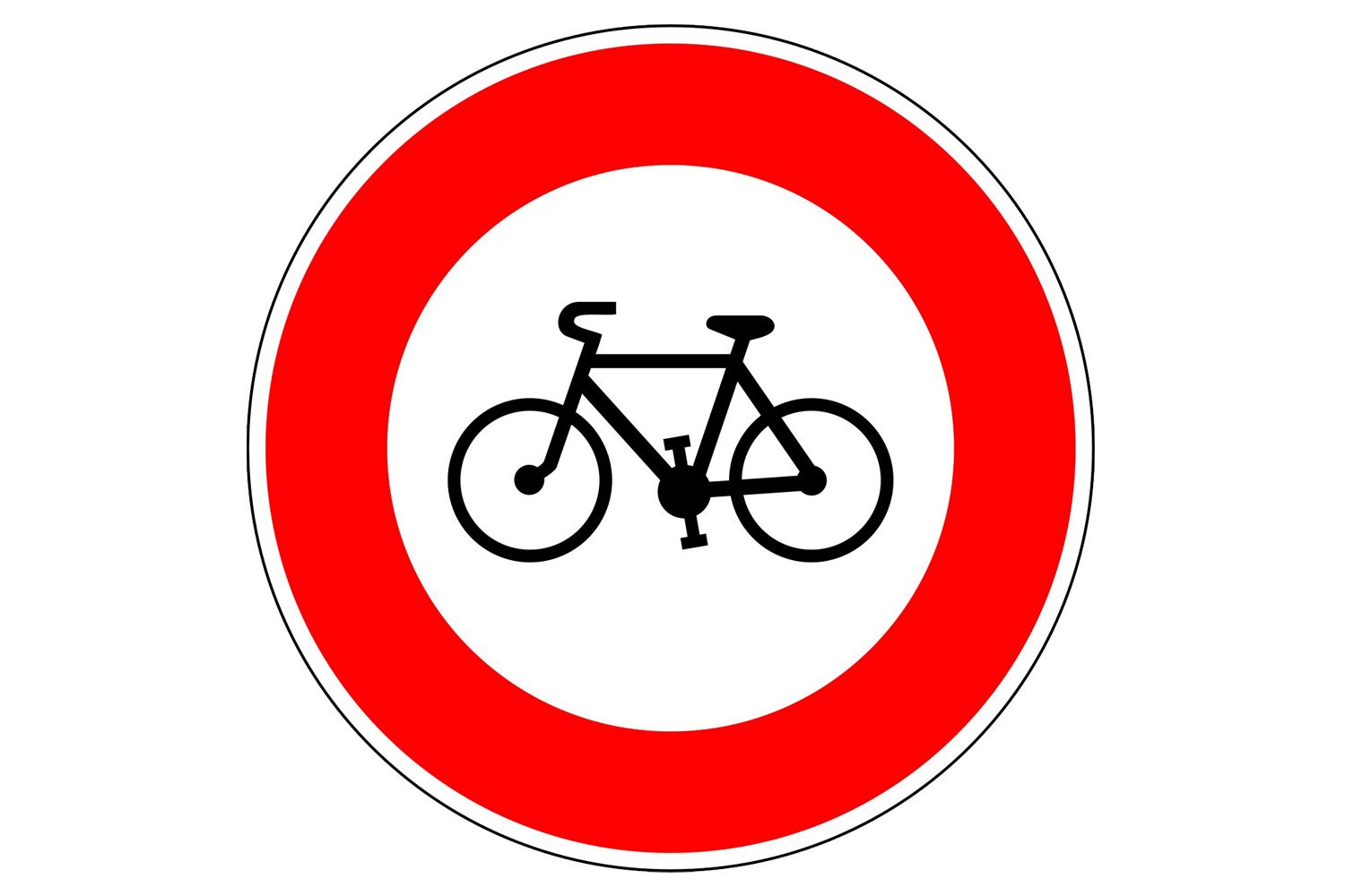 Panneau B9b Velo