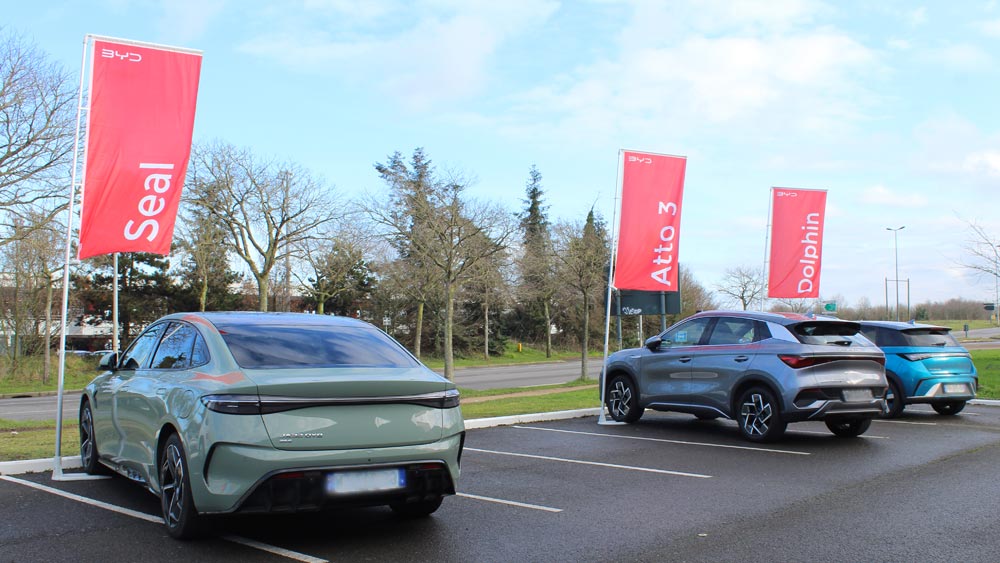 Point de vente BYD en France
