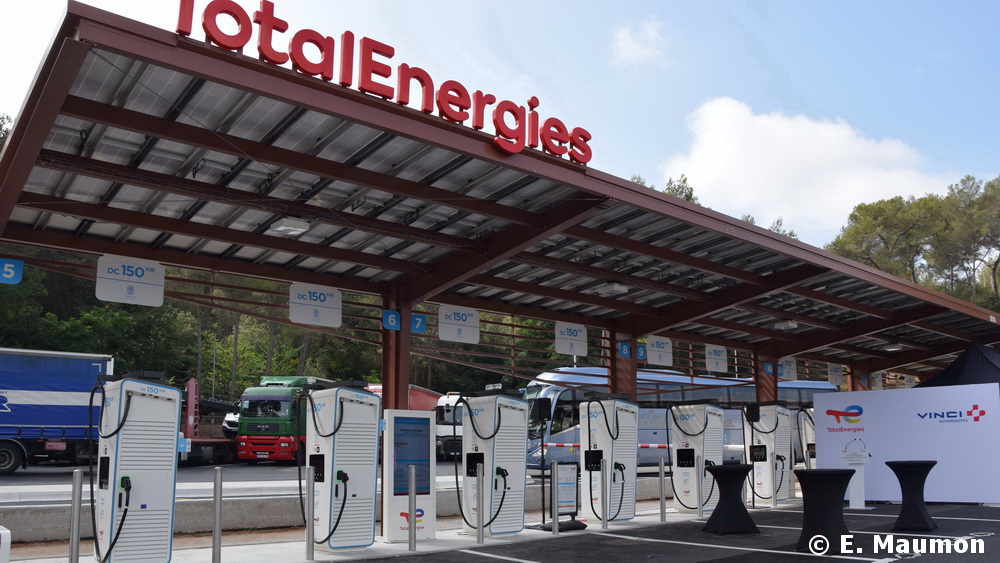 Coût Recharge rapide autoroutes