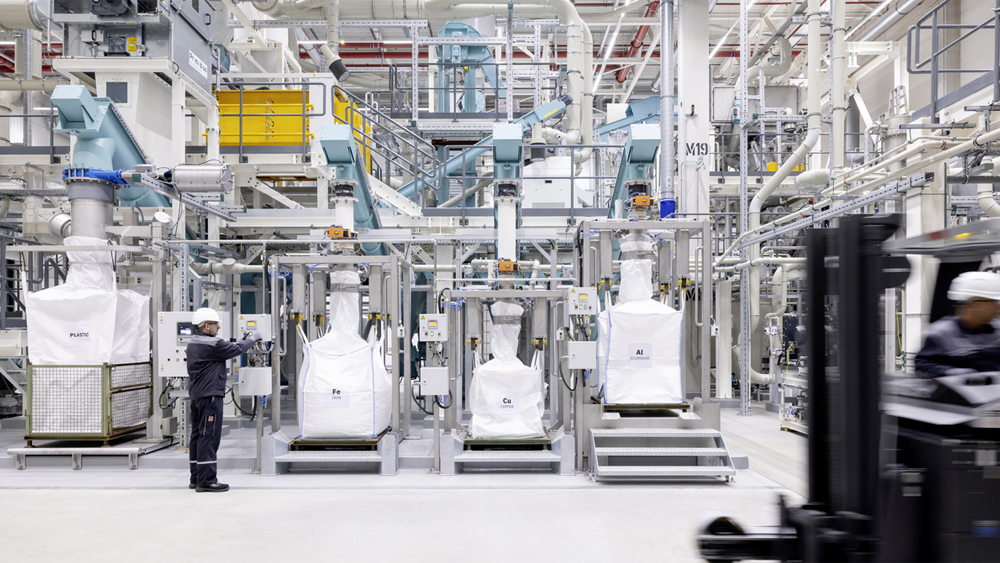 Usine de recyclage de batteries Mercedes à Kuppenheim