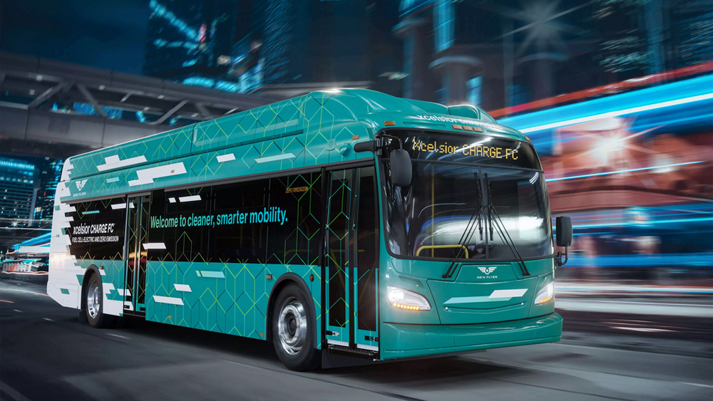 Bus électrique à pile hydrogène Xcelsior de New Flyer of America