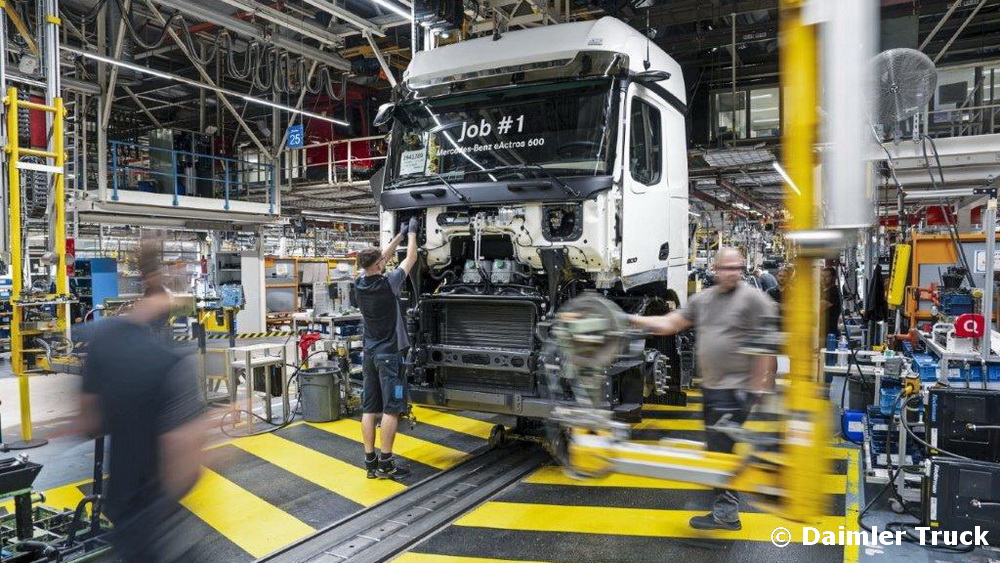 Mercedes eActros camion électrique