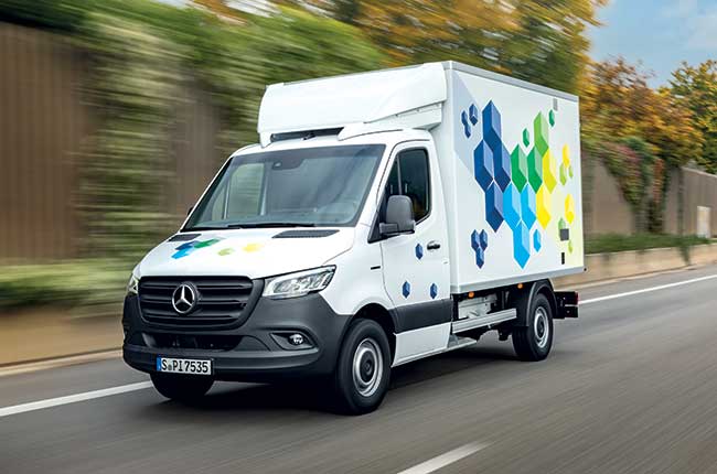 Mercedes eSprinter châssis