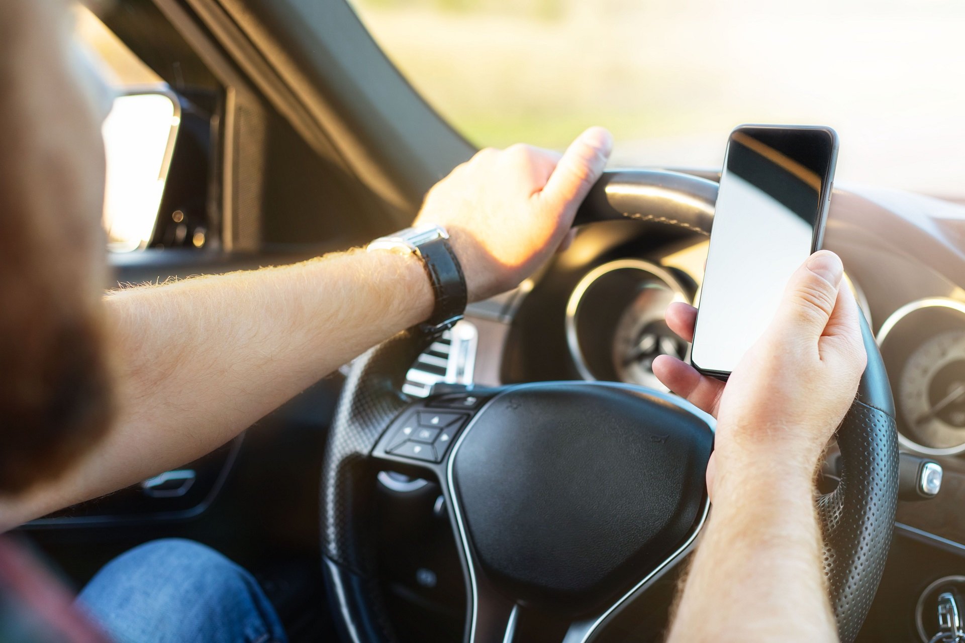 smartphone au volant