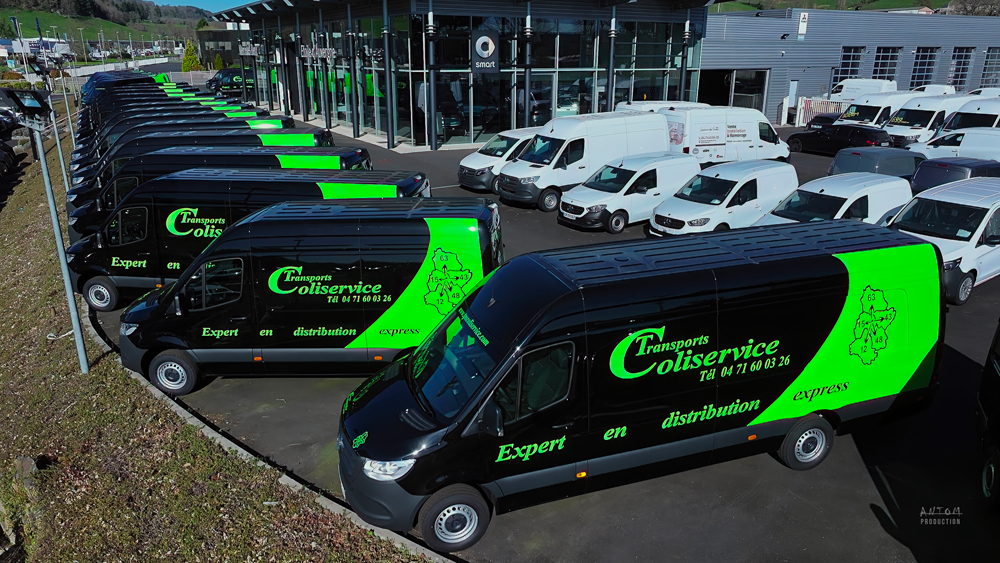Des Mercedes eSprinter chez Transports Coliservice