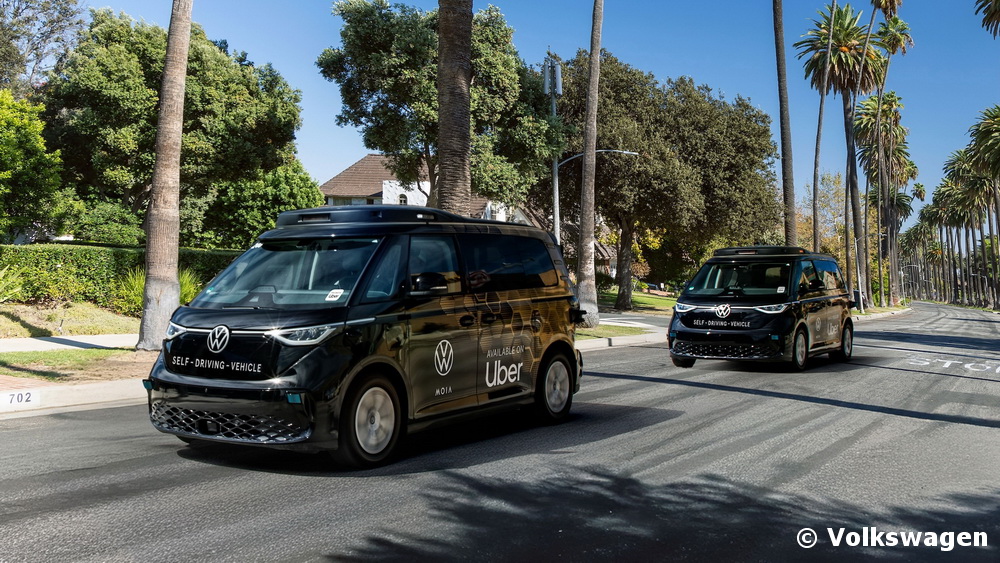 Volkswagen ID. Buzz Taxis autonomes
