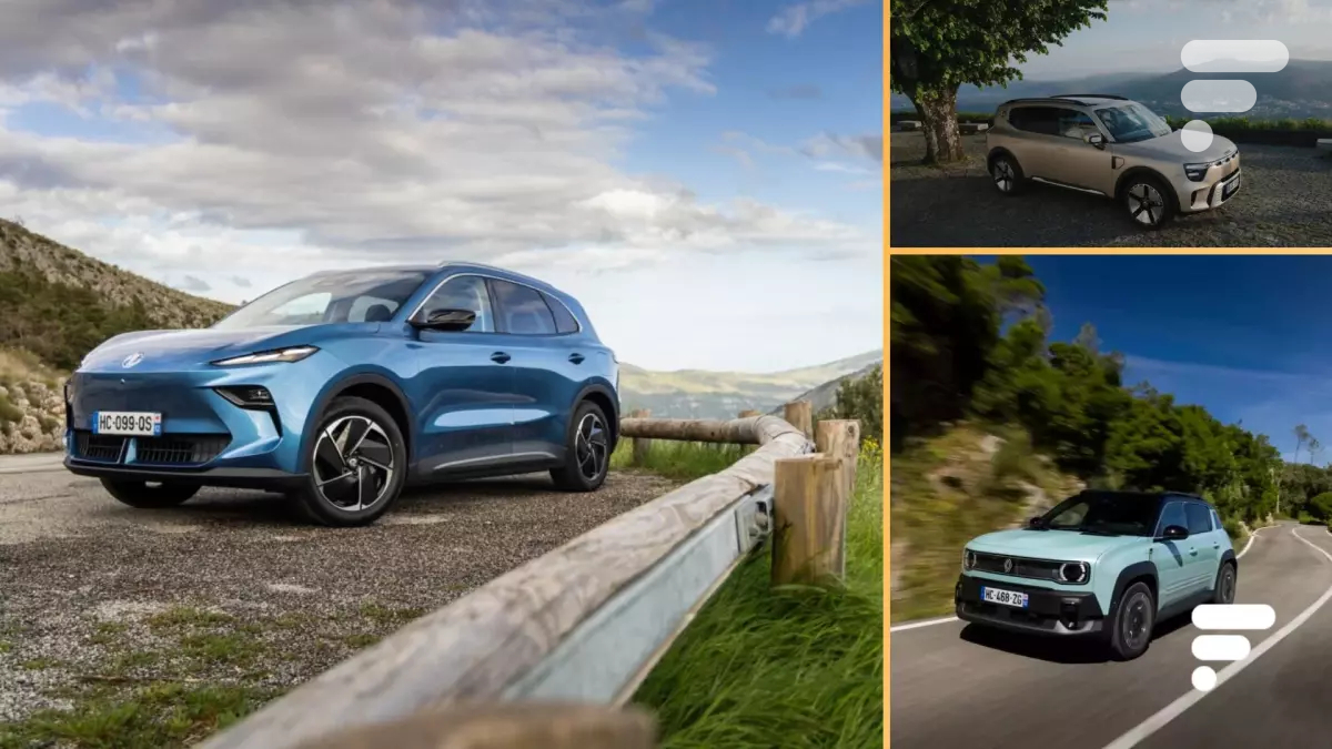 Top 3 Voitures électriques juin 2025