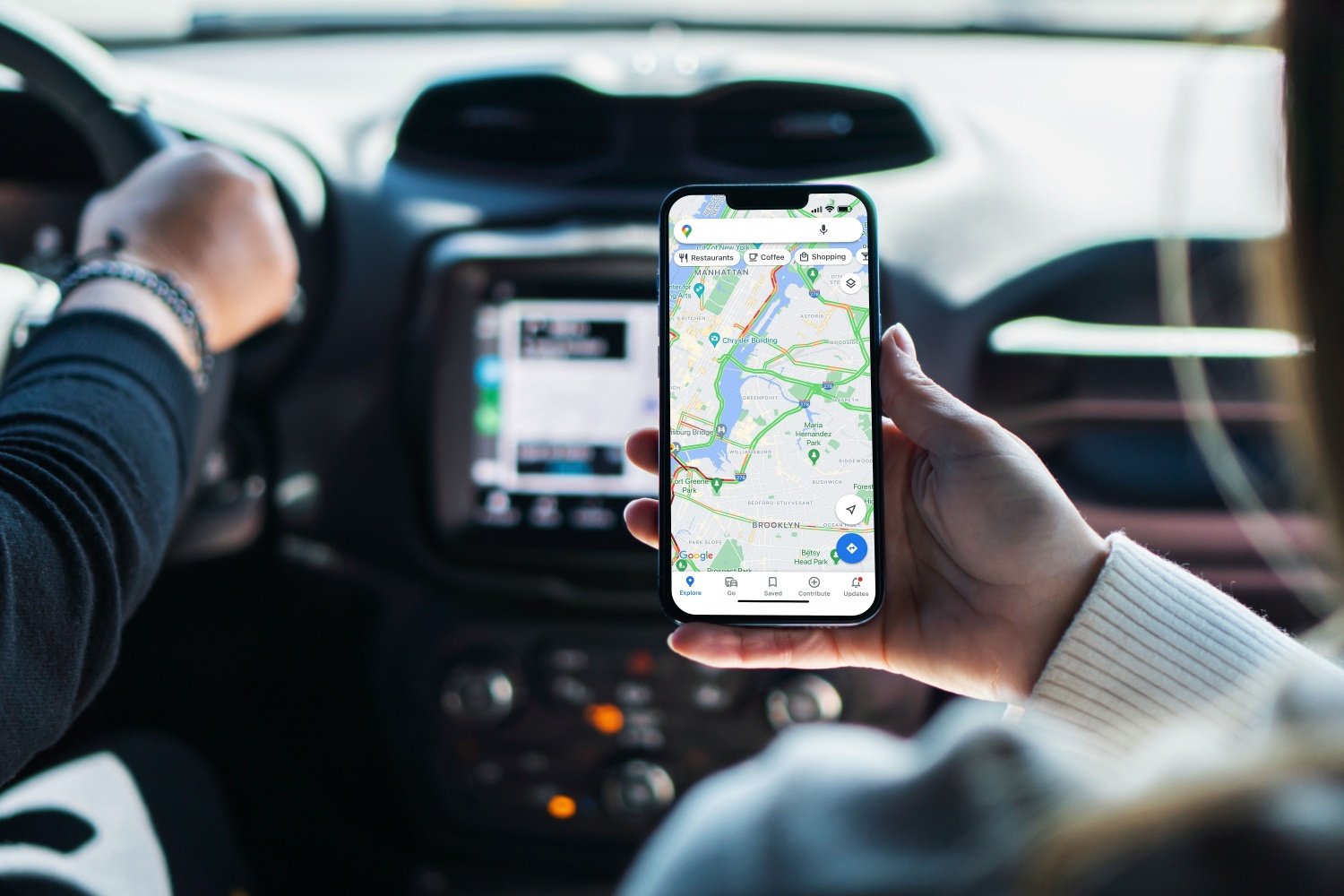 Google Maps Navigation Voiture Route Trajet
