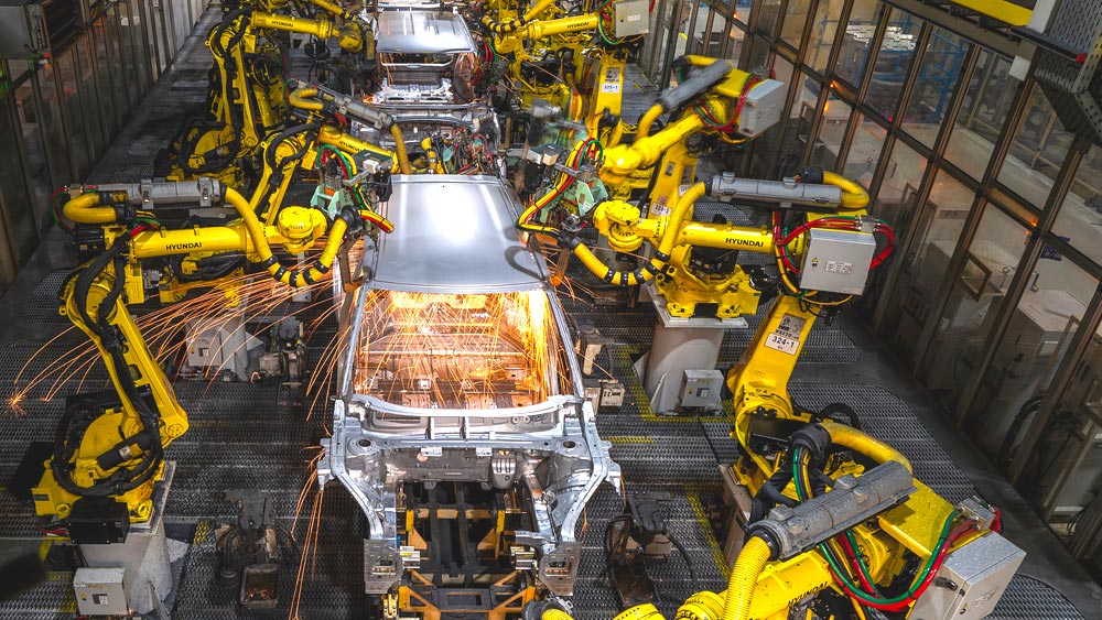Fabrication de la Kia EV4 à Zilina, en Slovaquie