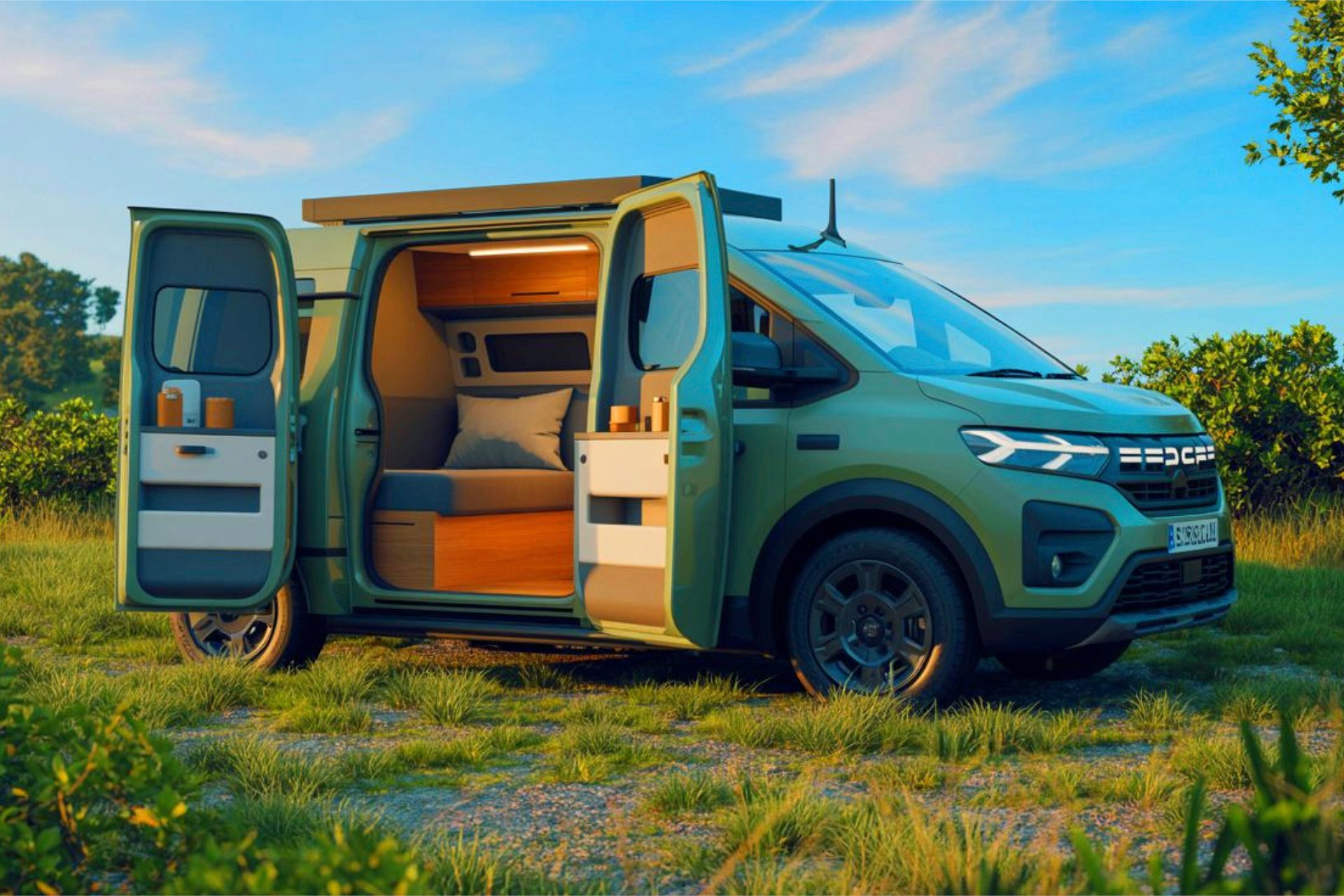 Dacia Sandman Van Illustration