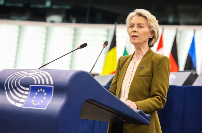 Ursula von der Leyen Strasbourg