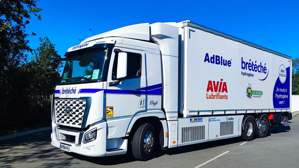 Hyundai XCient : Camion électrique à pile hydrogène