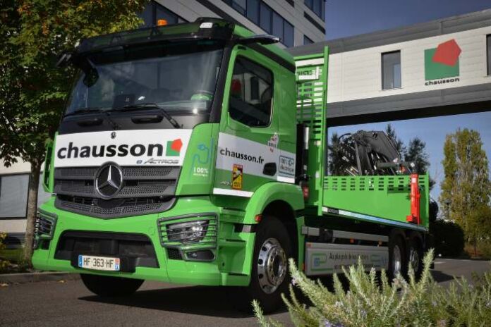 Chausson Matériaux camions électriques