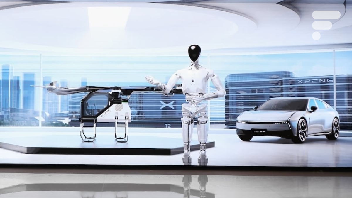 Xpeng IRON ARIDGE robot voiture volante