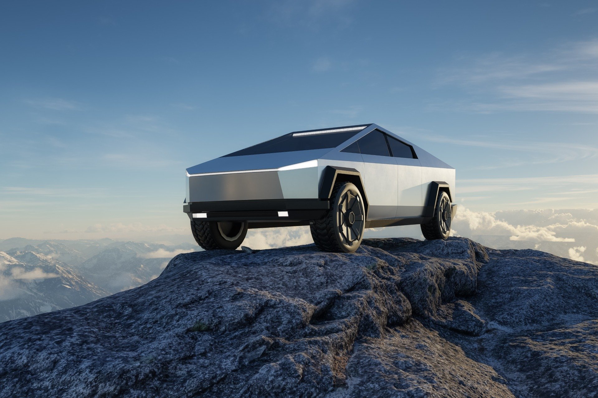 Tesla Cybertruck Rappel