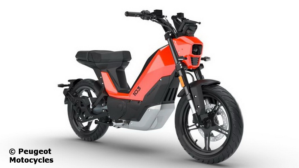 Nouvelle Peugeot 103 électrique