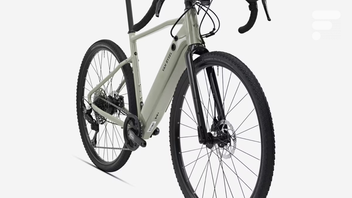 gravel électrique decathlon-resized