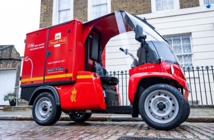 Royal Mail utilitaires électriques Royal Mail utilitaires électriques
