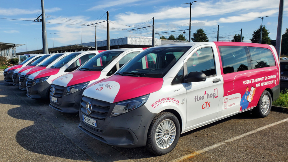 Mercedes eVito Tourer du réseau Flex’hop