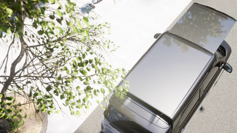 Toit solaire rétractable Ao-Solar Extender sur Nissan Sakura