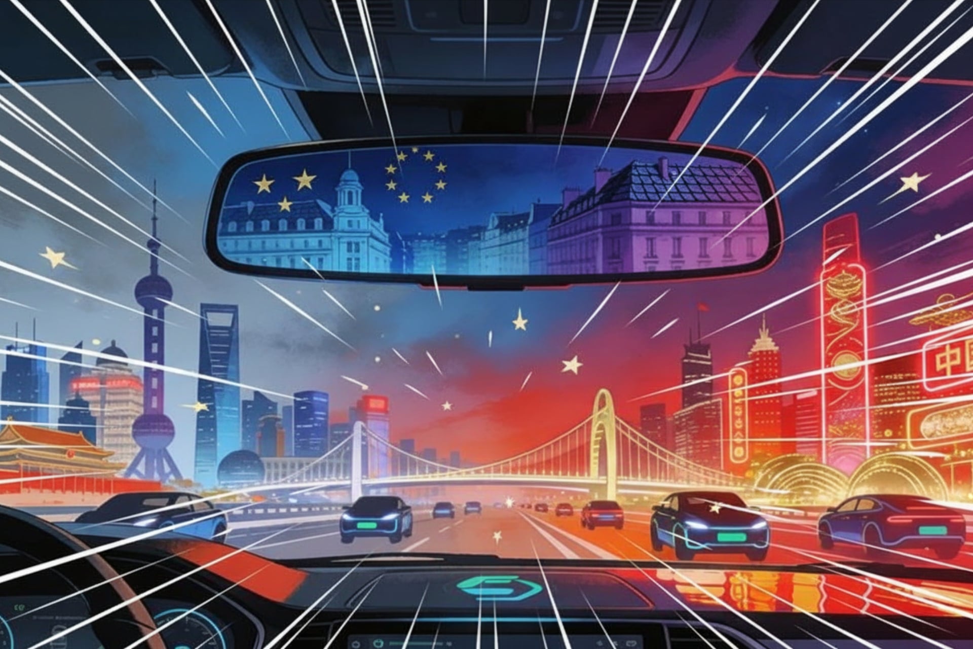 Automobile Fin Chine Gagne