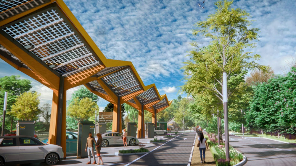 Station Fastned de Saint-Yvi