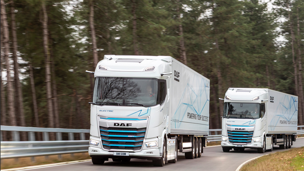 Camions DAF électriques XG et XG+
