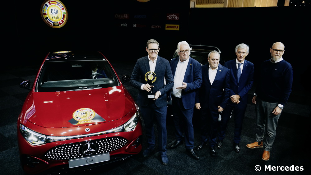 Mercedes CLA Voiture de l'Année