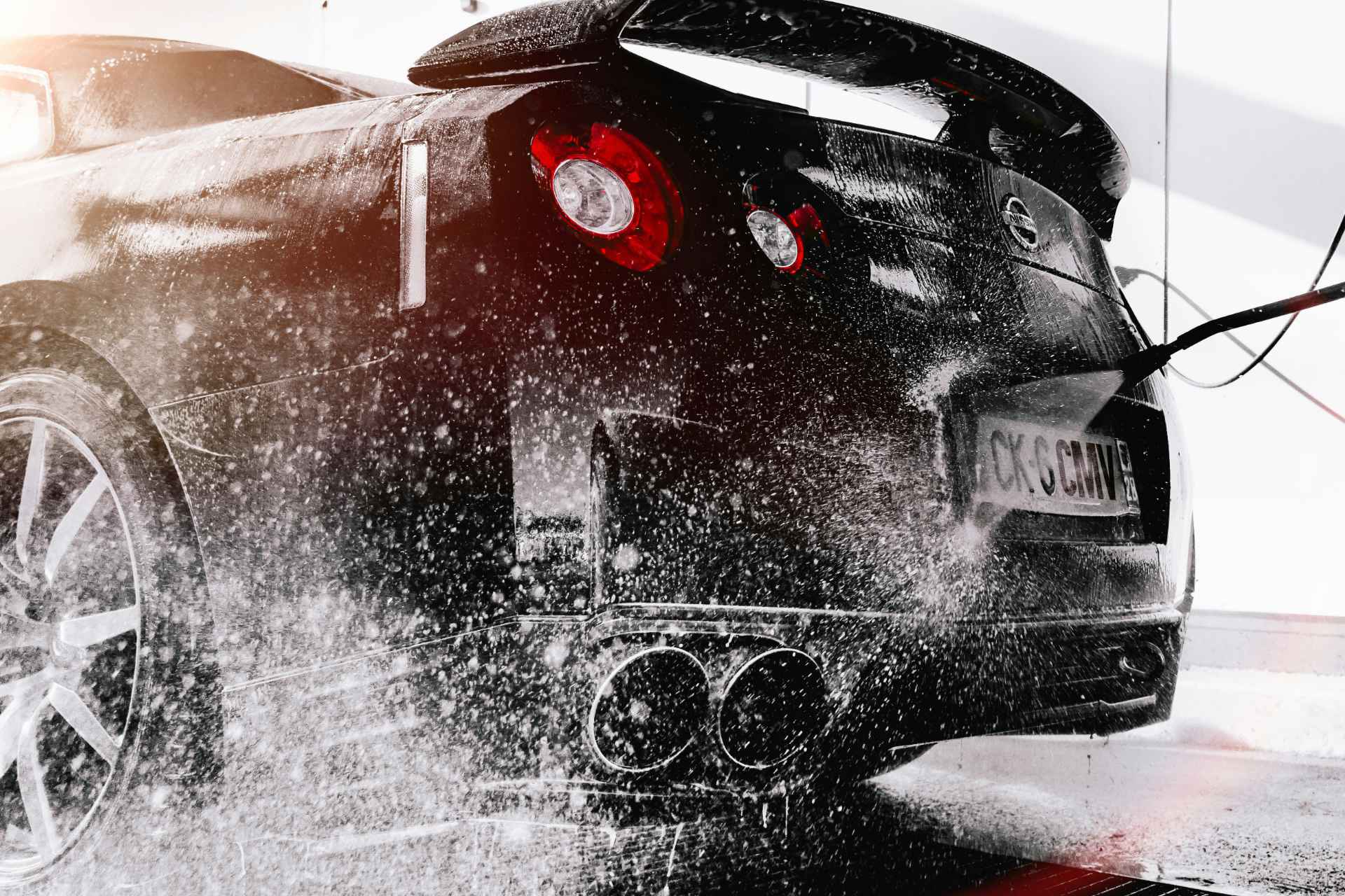 Voiture Lavage Neige