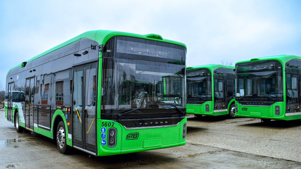 Trolleybus Yutong pour Bucarest