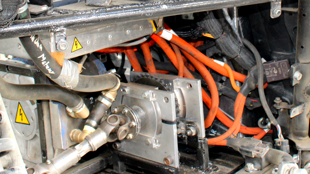 Dans les entrailles d'un quad électrique