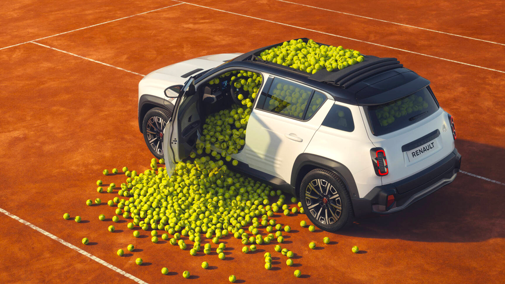 Show-car Renault 4 E-Tech Roland-Garros