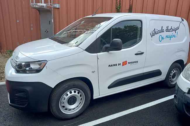 VUL électrique de la mairie de Toulouse