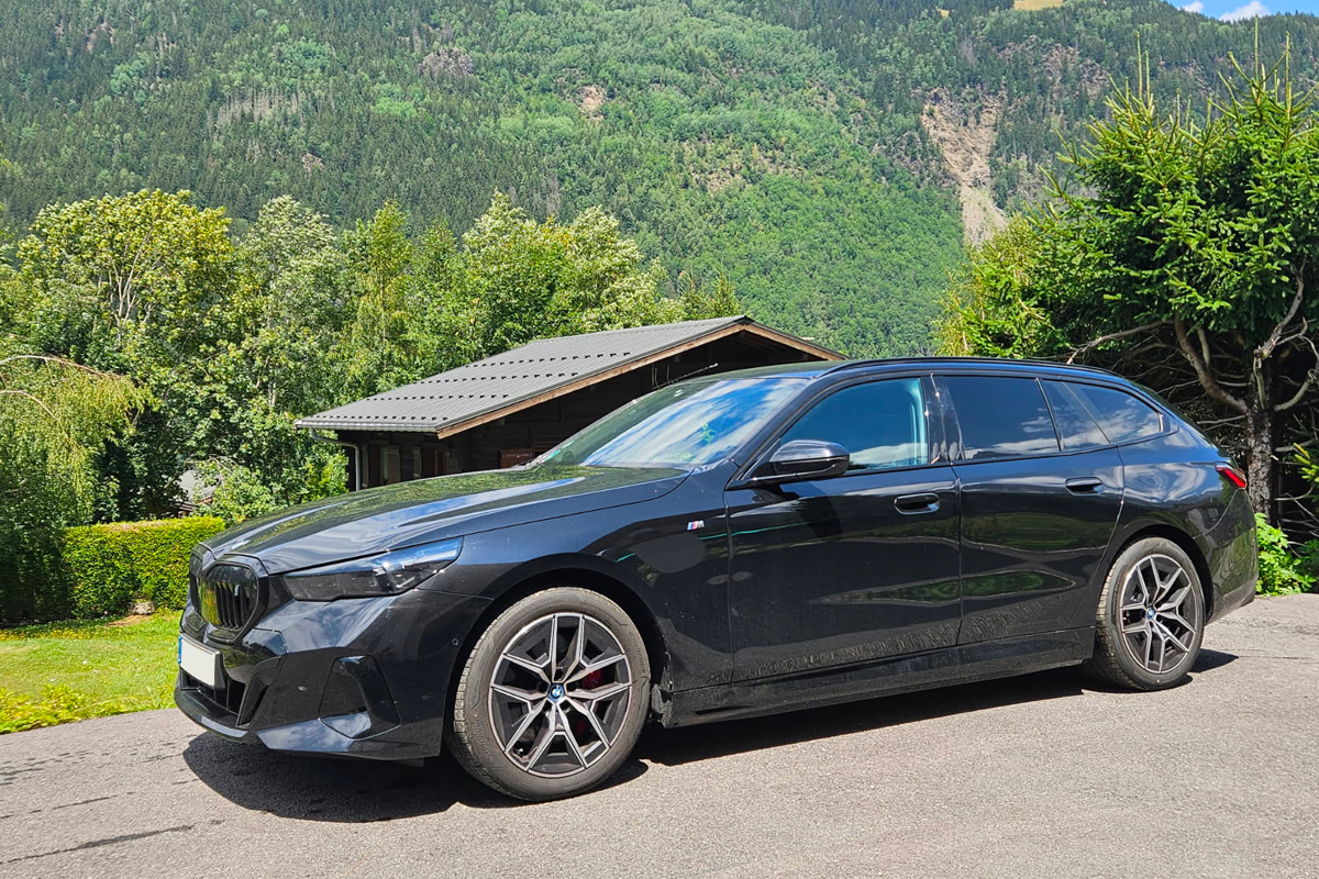 La BMW i5 xDrive40 Tourer de Florian