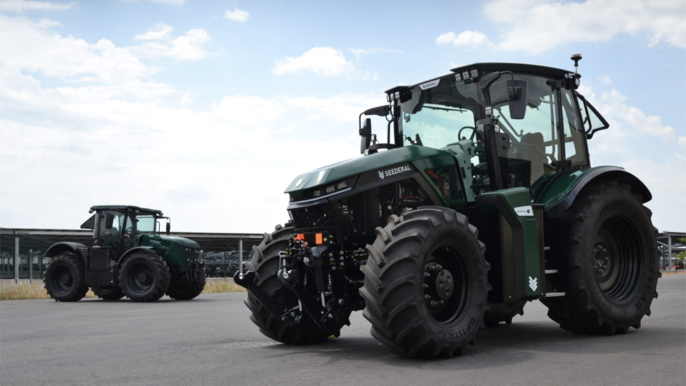 Prototype de tracteur électrique par Seederal
