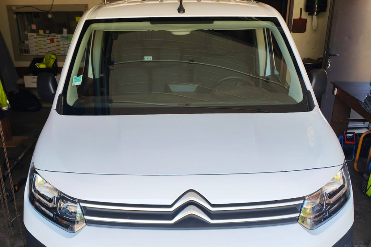 Le Citroën ë-Berlingo de 2024 utilisé par Fabien