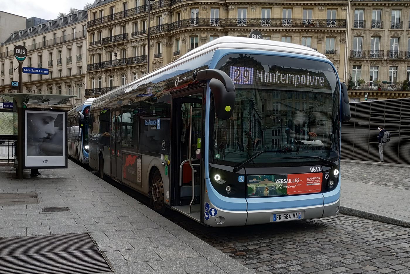 Bus électrique Bolloré à Paris