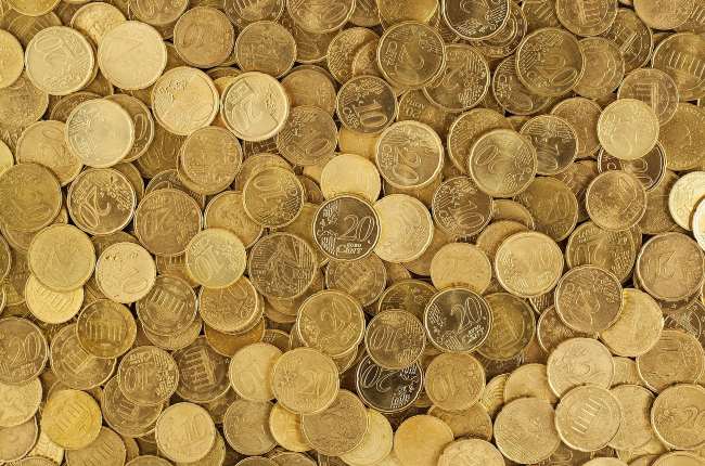 pièces monnaie tas pièces monnaie tas